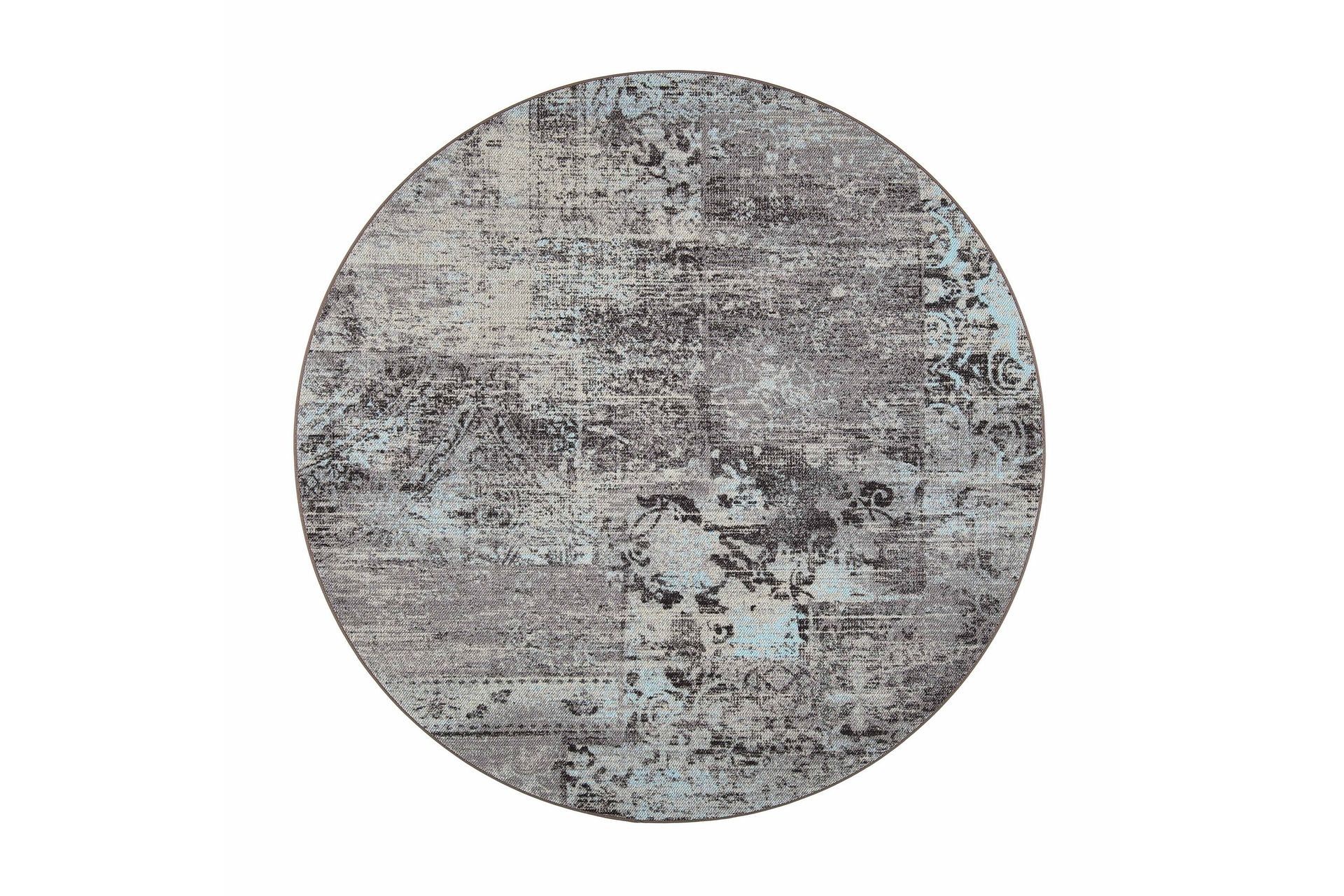 Rustiikki Matte Rund 133 cm Turkis - Vm Carpet