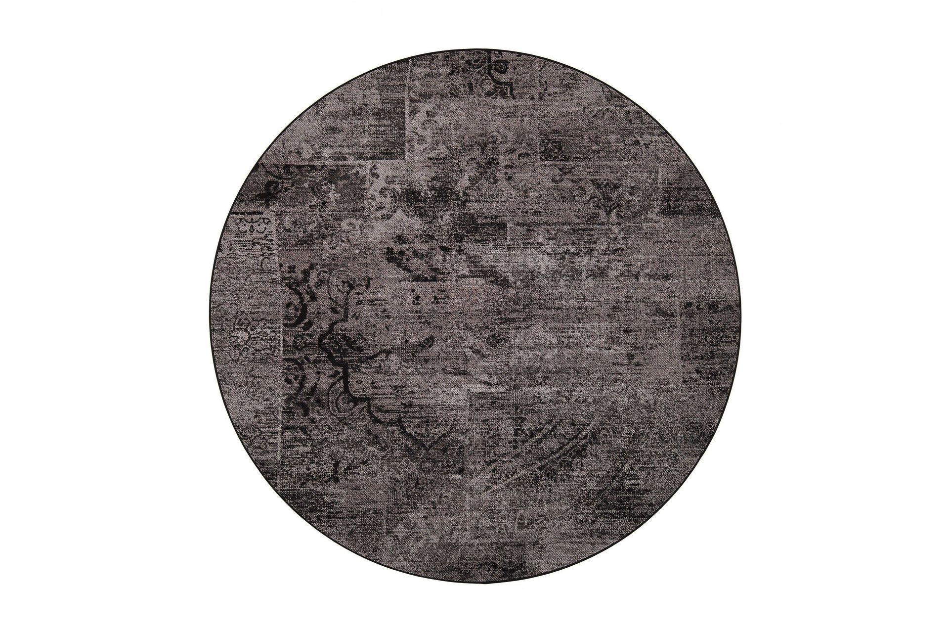 Rustiikki Matte Rund 160 cm Svart - Vm Carpet
