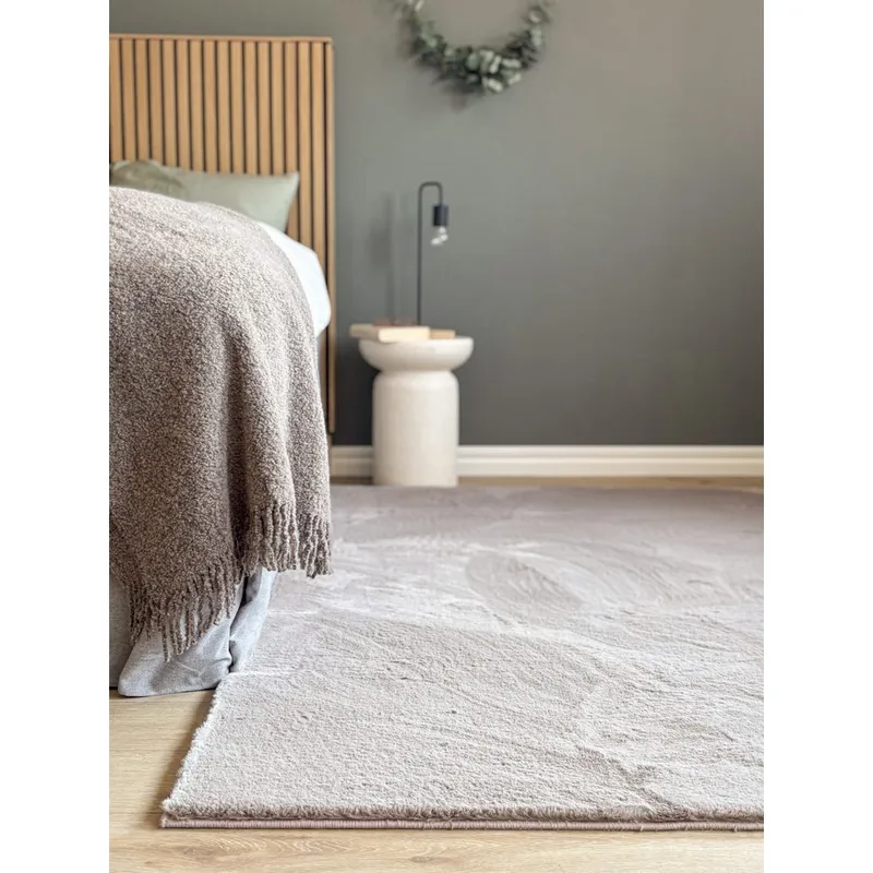 Ryematte Heaven - 160x230 cm, Taupe - Tekstiler - Tepper & Matter - Moderne tepper - Ryeteppe