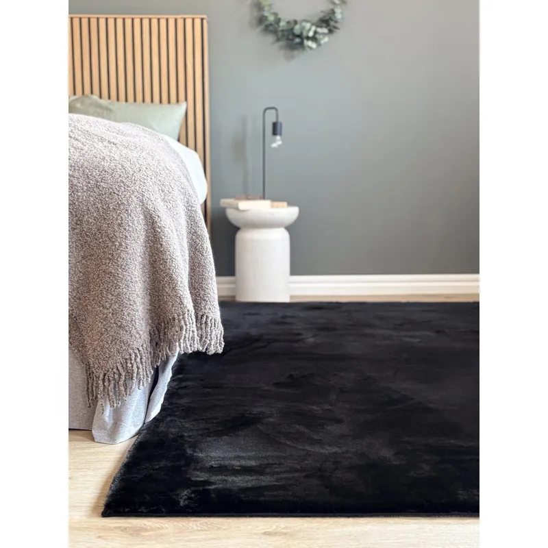 Ryematte Heaven - 200x290 cm, Svart - Tekstiler - Tepper & Matter - Moderne tepper - Ryeteppe