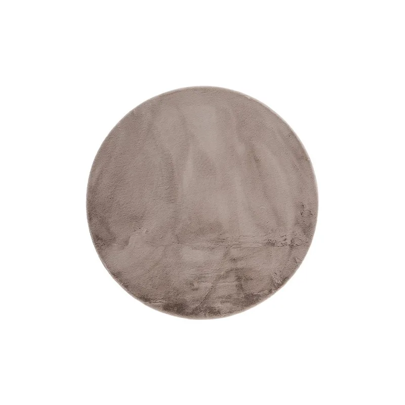 Ryematte Heaven Rund, 80x80 cm, Taupe