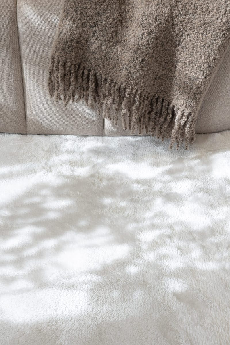 Cozy Ryeteppe 110x160 cm Rektangulær - Hvit - Tekstiler - Tepper & Matter - Moderne tepper - Ryeteppe