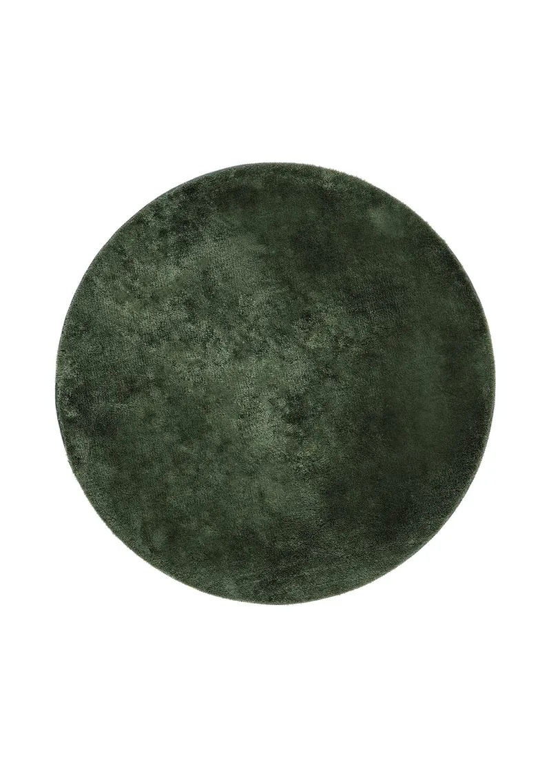 Cozy Ryeteppe 160 cm Rund, Grønn
