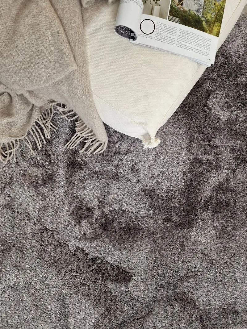 Cozy Ryeteppe 160x230 cm Rektangulær - Grå - Tekstiler - Tepper & Matter - Moderne tepper - Ryeteppe