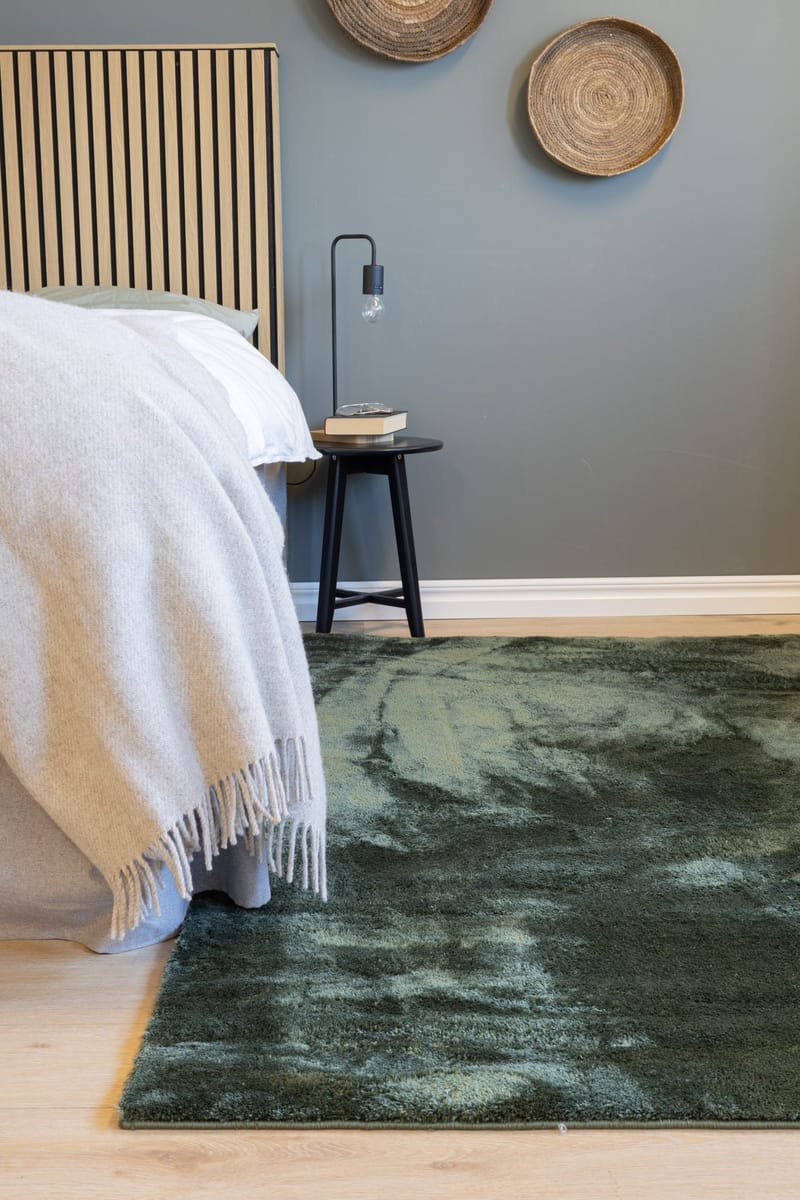 Cozy Ryeteppe 160x230 cm Rektangulær - Grønn - Tekstiler - Tepper & Matter - Moderne tepper - Ryeteppe