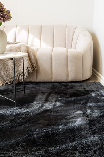 Cozy Ryeteppe 160x230 cm Rektangulær - Svart - Tekstiler - Tepper & Matter - Moderne tepper - Ryeteppe