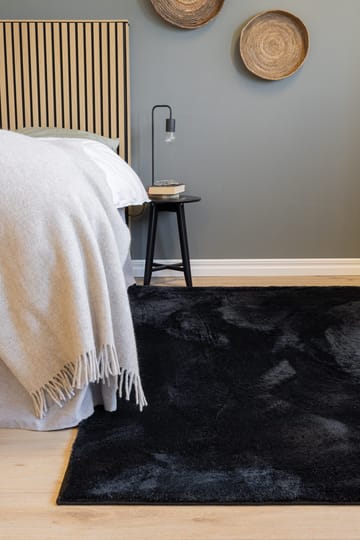 Cozy Ryeteppe 160x230 cm Rektangulær - Svart - Tekstiler - Tepper & Matter - Moderne tepper - Ryeteppe