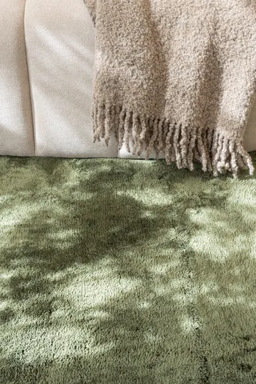 Cozy Ryeteppe 200x290 cm Rektangulær - Grønn - Tekstiler - Tepper & Matter - Moderne tepper - Ryeteppe