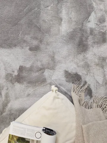 Cozy Ryeteppe 200x290 cm Rektangulær - Sølv - Tekstiler - Tepper & Matter - Moderne tepper - Ryeteppe