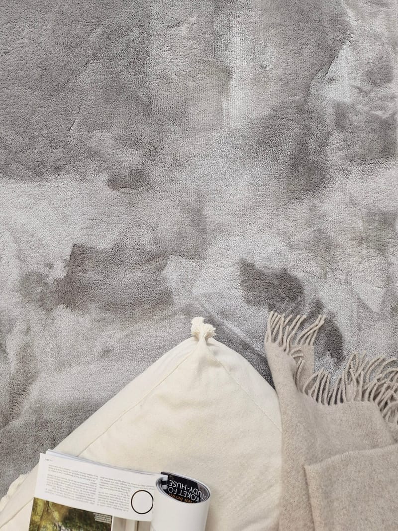Cozy Ryeteppe 200x290 cm Rektangulær - Sølv - Tekstiler - Tepper & Matter - Moderne tepper - Ryeteppe