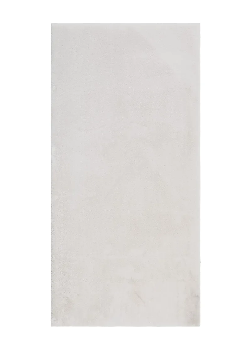 Cozy Ryeteppe 80x160 cm Rektangulær, Hvit