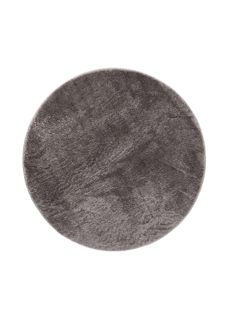 Cozy Ryeteppe Rundt 120 cm, Grå