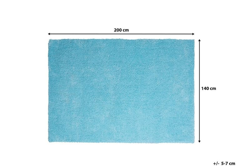 Demre Matte 140x200 - Blå - Tekstiler - Tepper & Matter - Moderne tepper - Ryeteppe