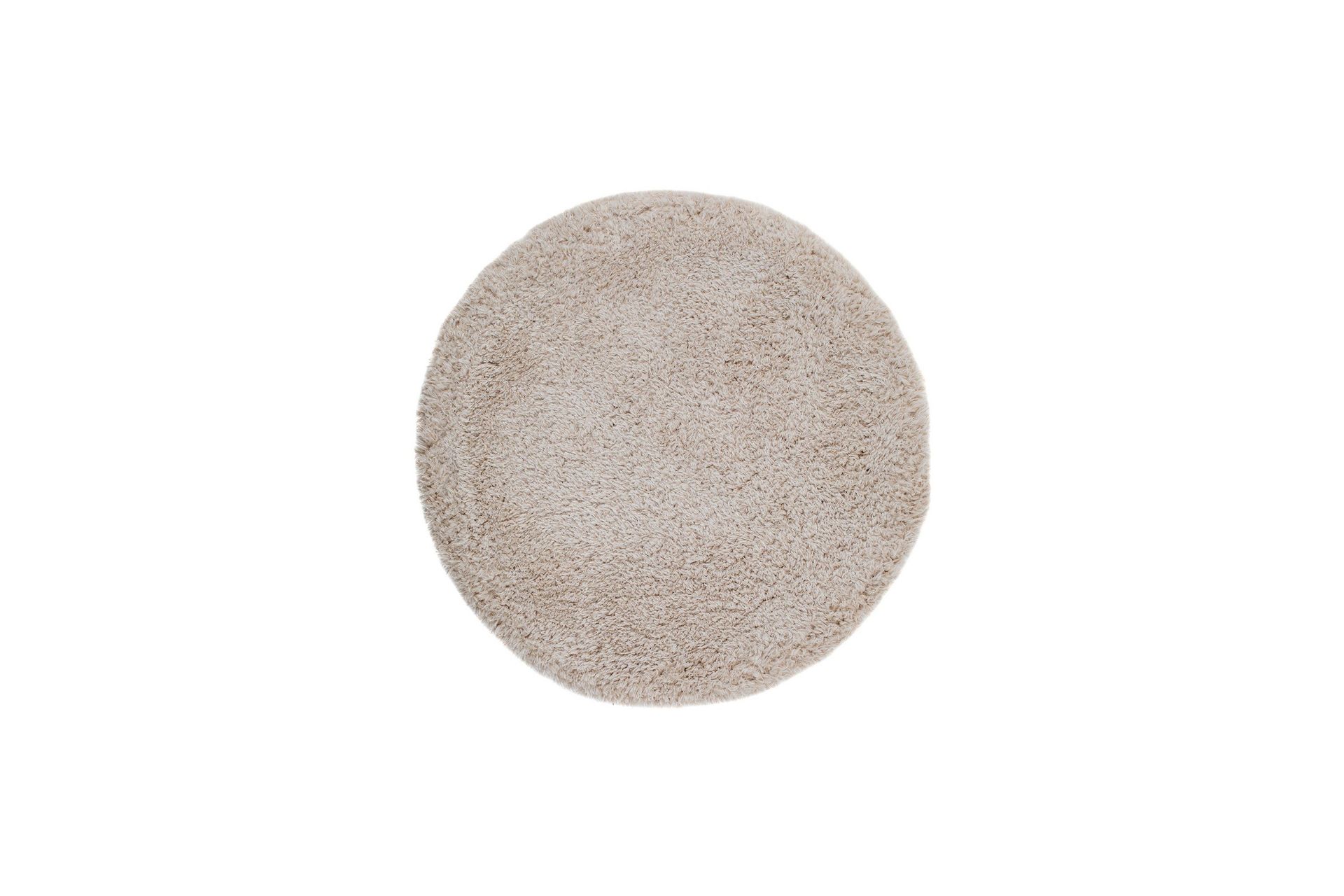 Floki Ryematte 200 cm Rund - Hvit