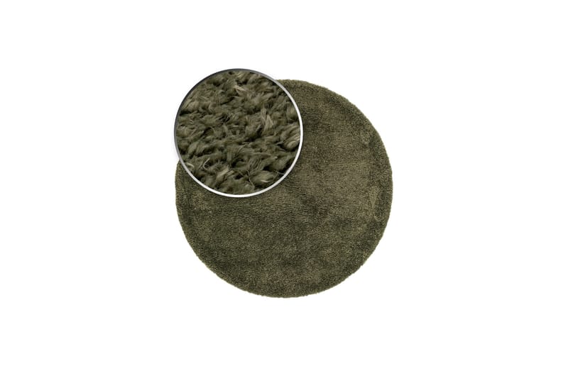 Floki Ryematte 200 cm Rund - Smaragdgrønn - Tekstiler - Tepper & Matter - Moderne tepper - Ryeteppe
