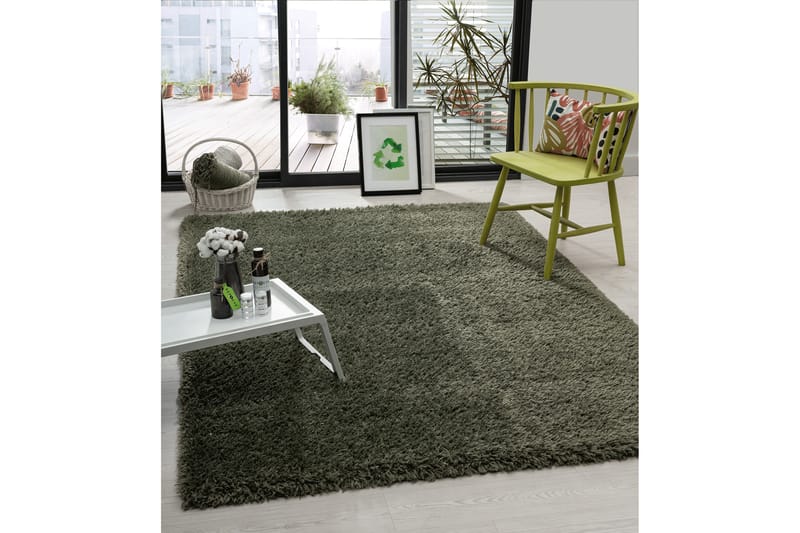 Floki Ryematte 240x340 cm Rektangulær - Smaragdgrønn - Tekstiler - Tepper & Matter - Moderne tepper - Ryeteppe