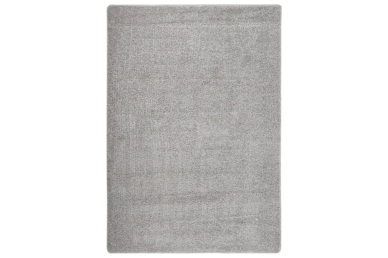 Flossteppe lysegrå 160x230 cm sklisikkert - Grå - Tekstiler - Tepper & Matter - Moderne tepper - Ryeteppe