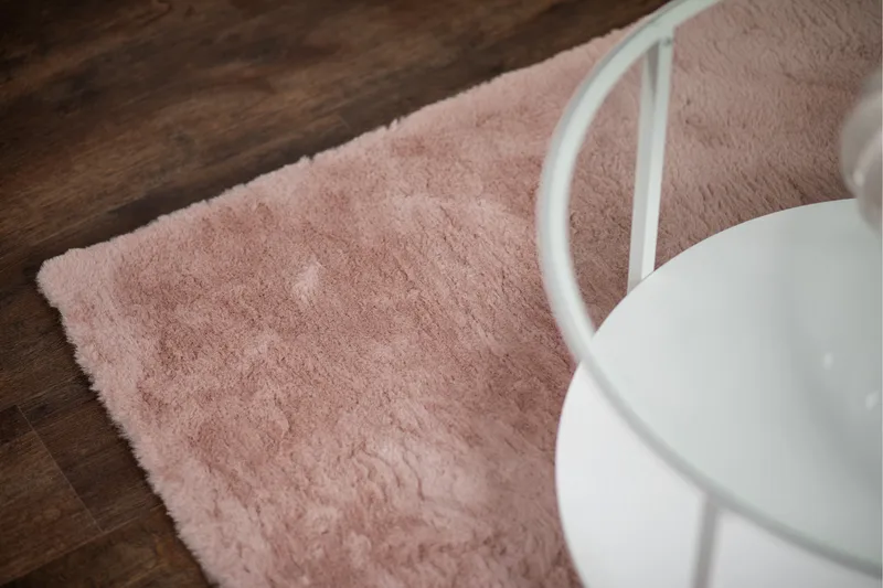 Heaven Ryematte 140x200 cm - Rosa - Tekstiler - Tepper & Matter - Moderne tepper - Ryeteppe