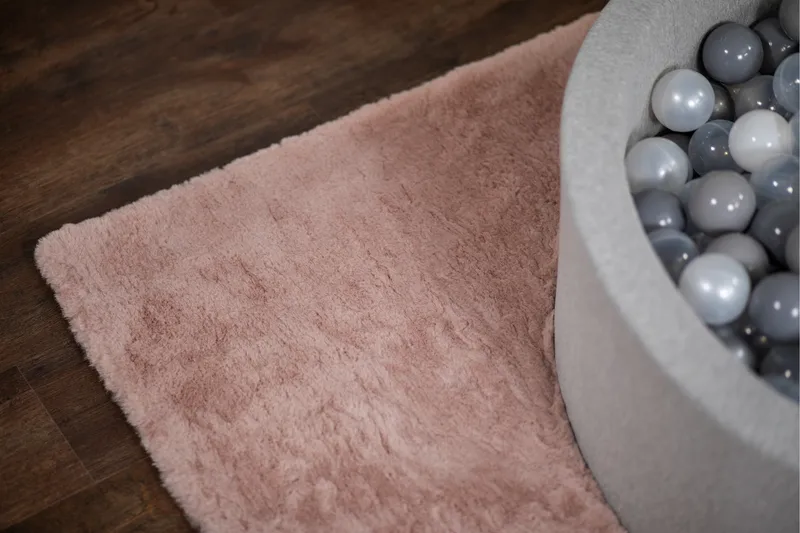 Heaven Ryematte 140x200 cm - Rosa - Tekstiler - Tepper & Matter - Moderne tepper - Ryeteppe