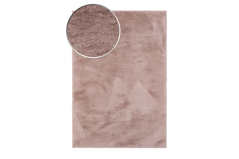 Heaven Ryematte 140x200 cm - Rosa - Tekstiler - Tepper & Matter - Moderne tepper - Ryeteppe