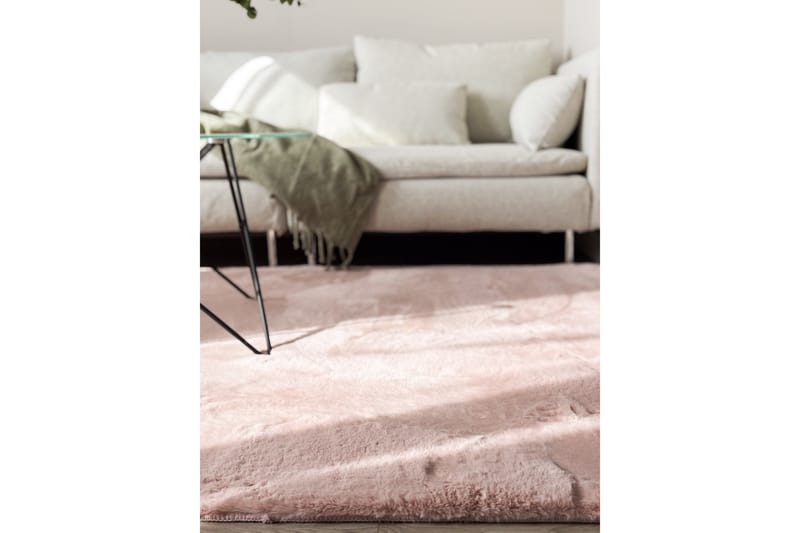 Heaven Ryematte 160x230 cm - Rosa - Tekstiler - Tepper & Matter - Moderne tepper - Ryeteppe