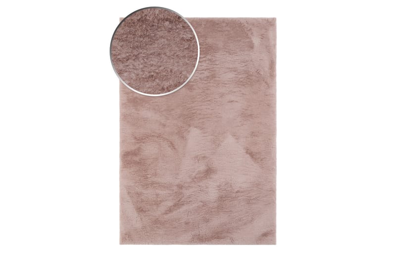 Heaven Ryematte 160x230 cm - Rosa - Tekstiler - Tepper & Matter - Moderne tepper - Ryeteppe