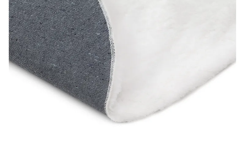 Heaven Ryematte 200 cm Rund Hvit - Tekstiler - Tepper & Matter - Moderne tepper - Ryeteppe