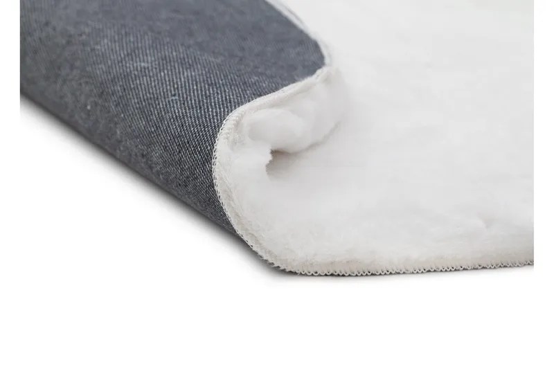 Heaven Ryematte 200 cm Rund Hvit - Tekstiler - Tepper & Matter - Moderne tepper - Ryeteppe