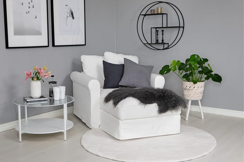 Heaven Ryematte 200 cm Rund Natur - Tekstiler - Tepper & Matter - Moderne tepper - Ryeteppe