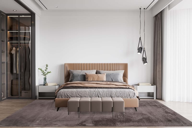 Heaven Ryematte 240x340 cm - Antrasitt - Tekstiler - Tepper & Matter - Moderne tepper - Ryeteppe