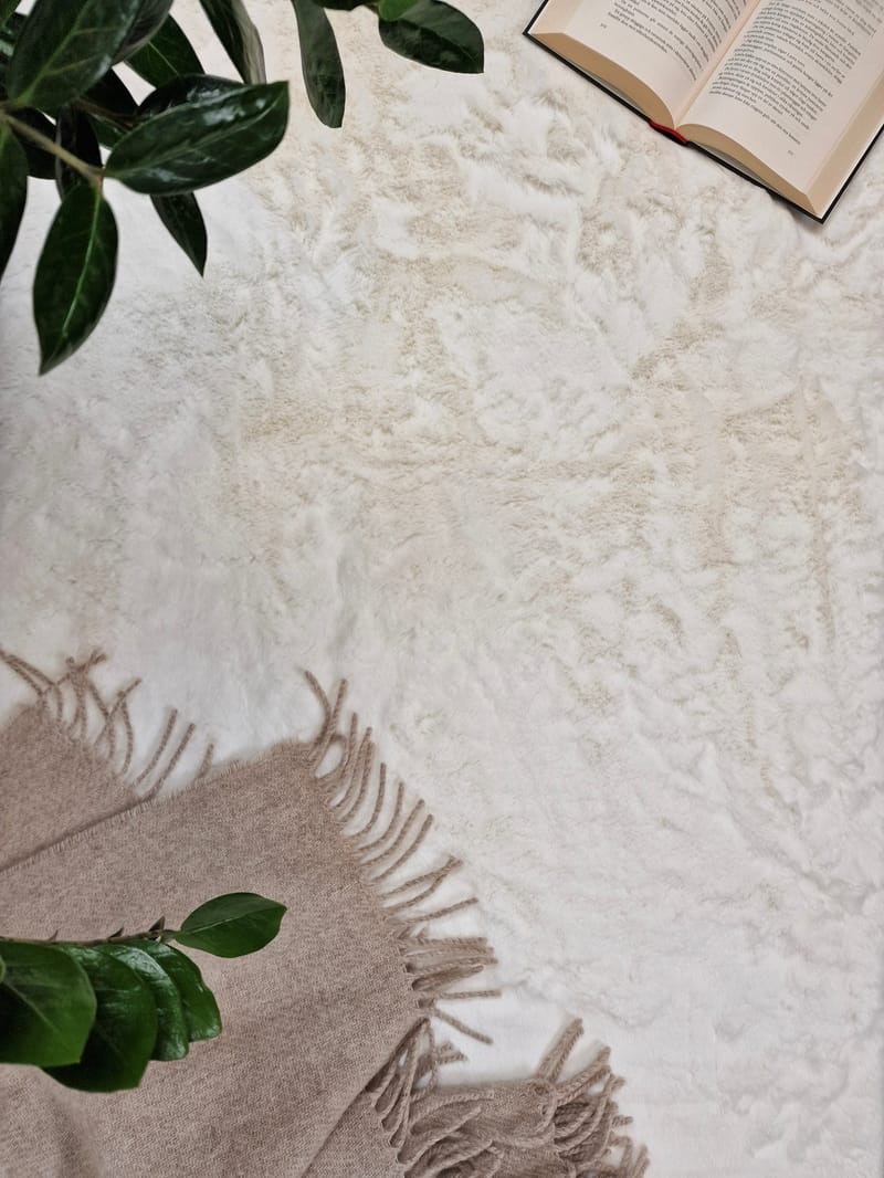 Heaven Ryematte 240x340 cm - Hvit - Tekstiler - Tepper & Matter - Moderne tepper - Ryeteppe