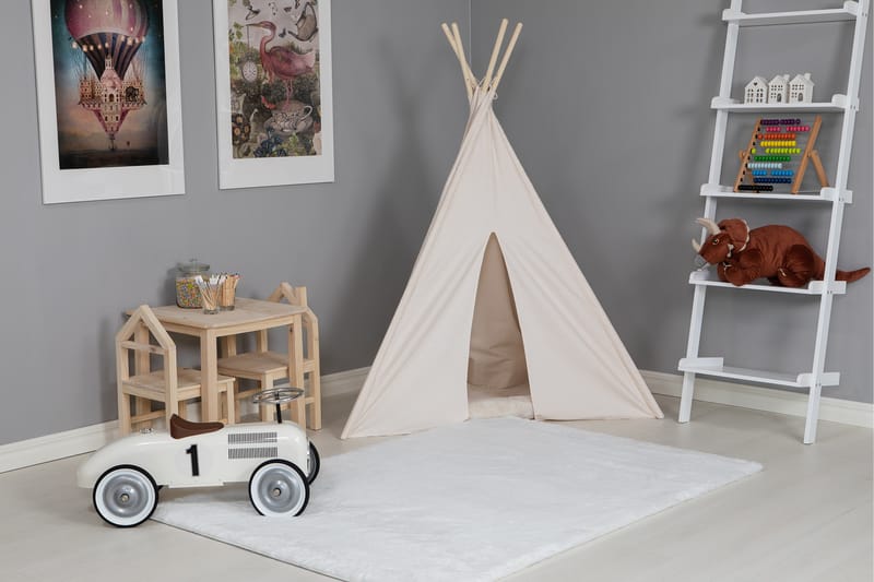 Heaven Ryematte 240x340 cm - Hvit - Tekstiler - Tepper & Matter - Moderne tepper - Ryeteppe