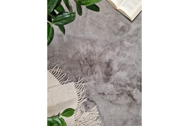 Heaven Ryematte Antrasitt Rund 120 - Antrasitt - Tekstiler - Tepper & Matter - Moderne tepper - Ryeteppe