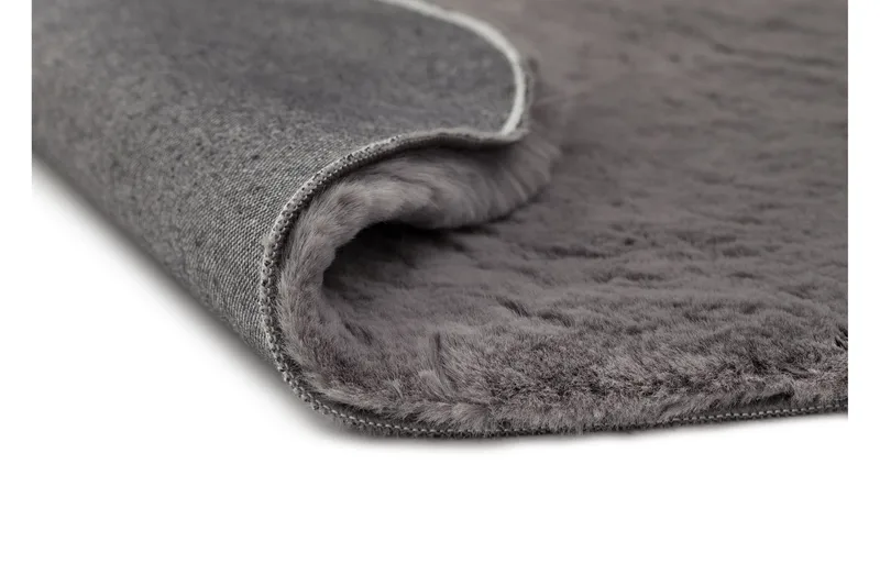 Heaven Ryematte Antrasitt Rund 120 - Antrasitt - Tekstiler - Tepper & Matter - Moderne tepper - Ryeteppe