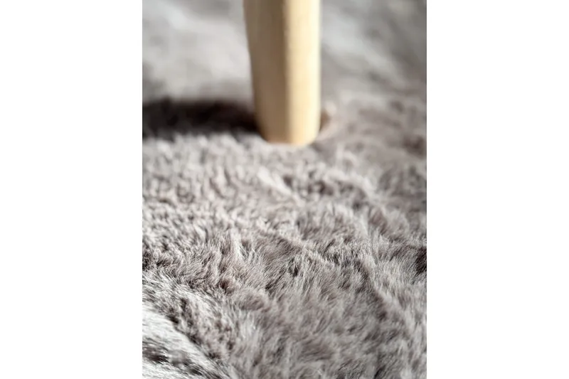 Heaven Ryematte Antrasitt Rund 120 - Antrasitt - Tekstiler - Tepper & Matter - Moderne tepper - Ryeteppe