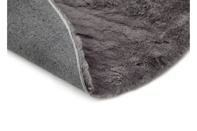 Heaven Ryematte Antrasitt Rund 120 - Antrasitt - Tekstiler - Tepper & Matter - Moderne tepper - Ryeteppe
