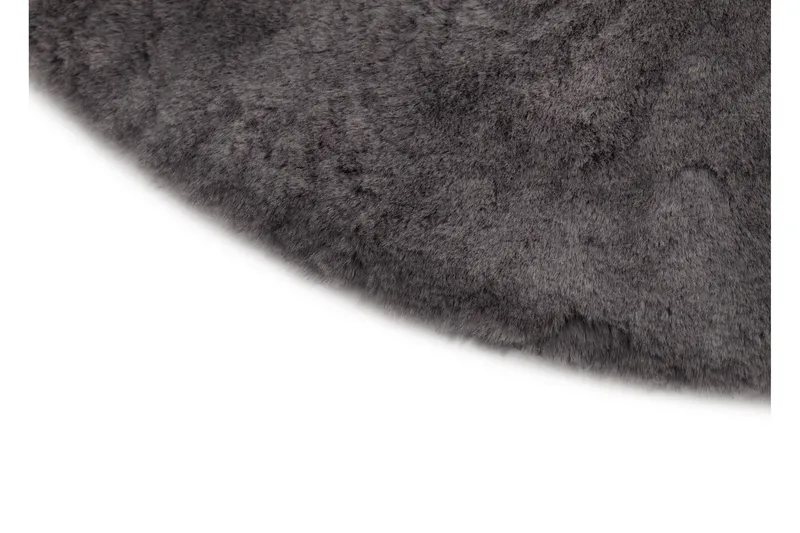 Heaven Ryematte Antrasitt Rund 160 - Antrasitt - Tekstiler - Tepper & Matter - Moderne tepper - Ryeteppe