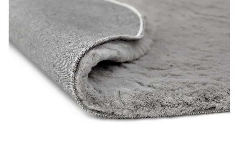 Heaven Ryematte Grå Rund 120 - Grå - Tekstiler - Tepper & Matter - Moderne tepper - Ryeteppe