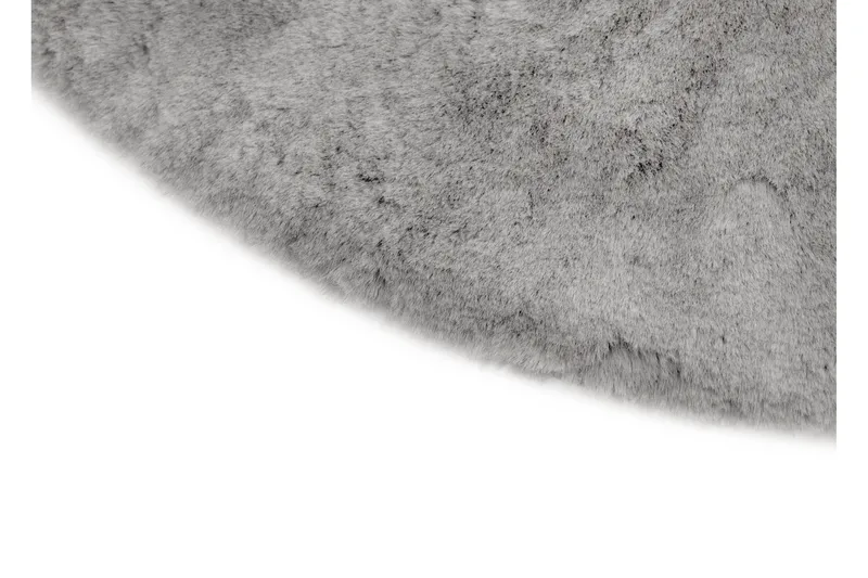 Heaven Ryematte Grå Rund 120 - Grå - Tekstiler - Tepper & Matter - Moderne tepper - Ryeteppe