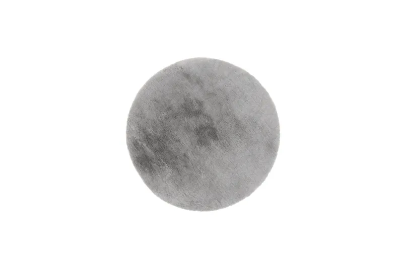 Heaven Ryematte Grå Rund 160 - Grå - Tekstiler - Tepper & Matter - Moderne tepper - Ryeteppe