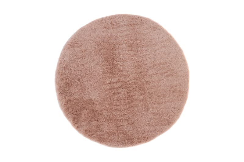 Heaven Ryematte Rosa rund 200 - Rosa - Tekstiler - Tepper & Matter - Moderne tepper - Ryeteppe