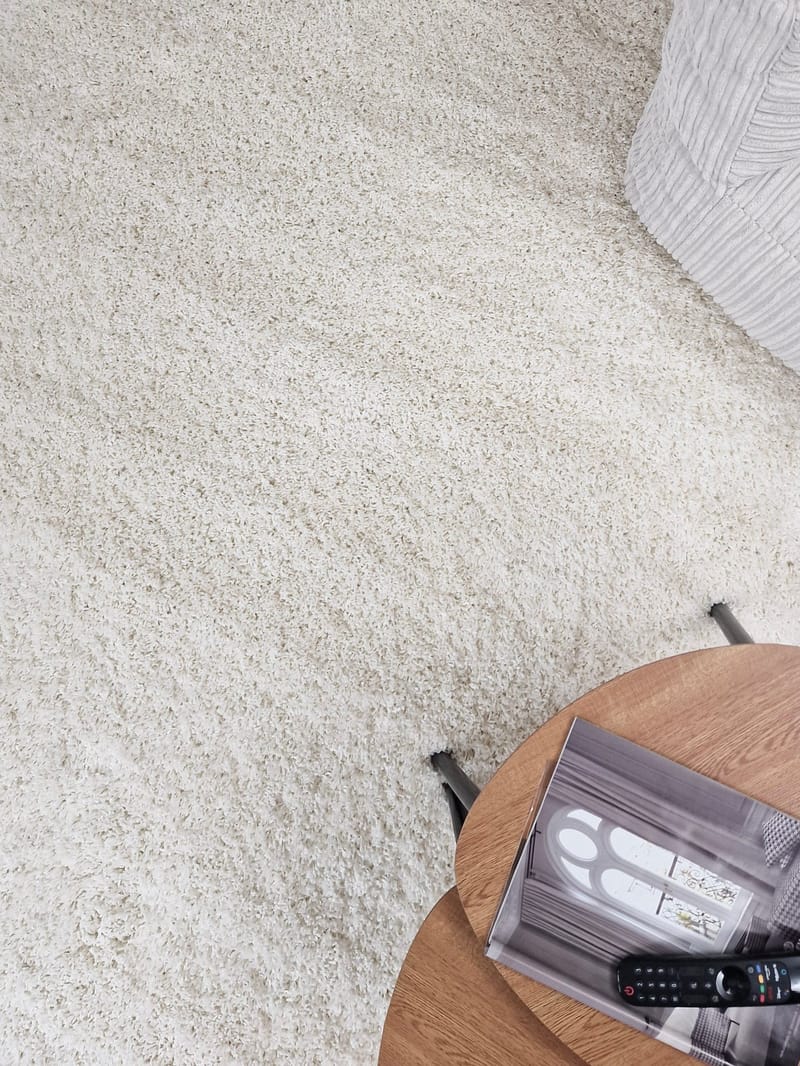 Lounge Løper 80x250 cm Rektangulær - Hvit - Tekstiler - Tepper & Matter - Moderne tepper - Ryeteppe