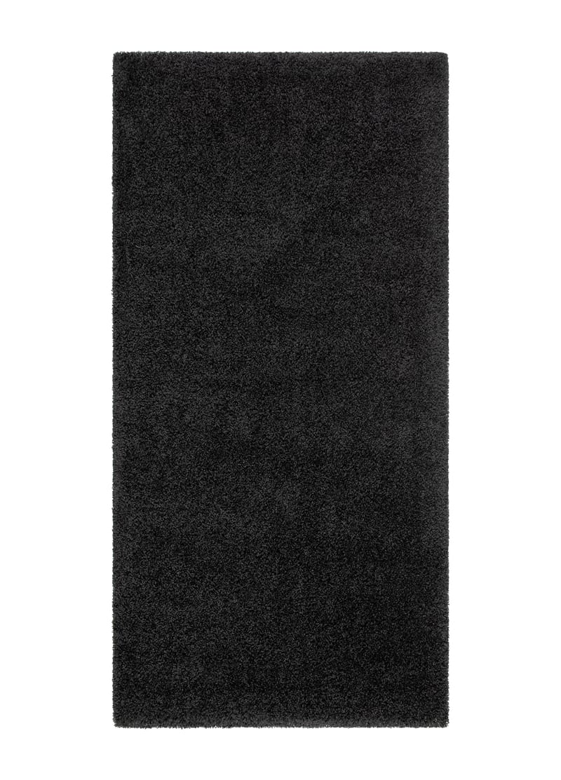 Lounge Løper 80x250 cm Rektangulær - Svart - Tekstiler - Tepper & Matter - Moderne tepper - Ryeteppe