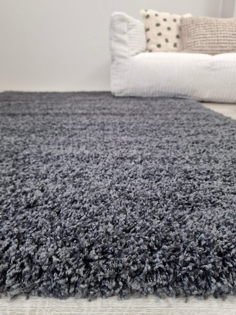 Lounge Ryeteppe 160x230 cm Rektangulær - Grafitt - Tekstiler - Tepper & Matter - Moderne tepper - Ryeteppe