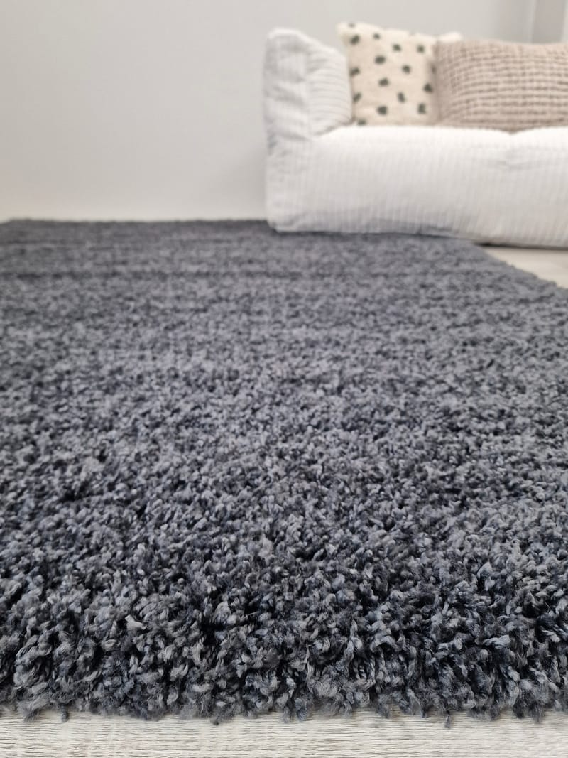 Lounge Ryeteppe 240x340 cm Rektangulær - Grafitt - Tekstiler - Tepper & Matter - Moderne tepper - Ryeteppe