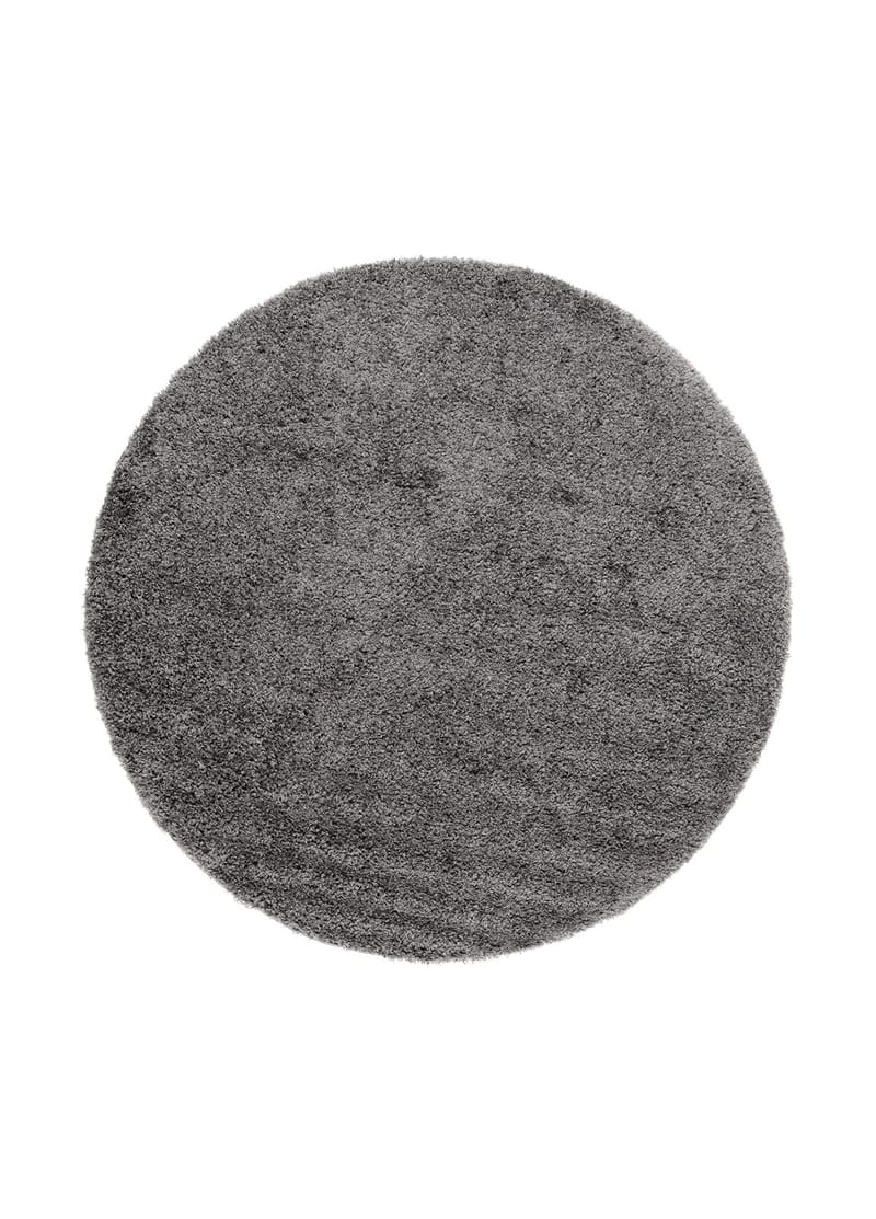 Lounge Ryeteppe Rund 200 cm - Grafitt - Tekstiler - Tepper & Matter - Moderne tepper - Ryeteppe