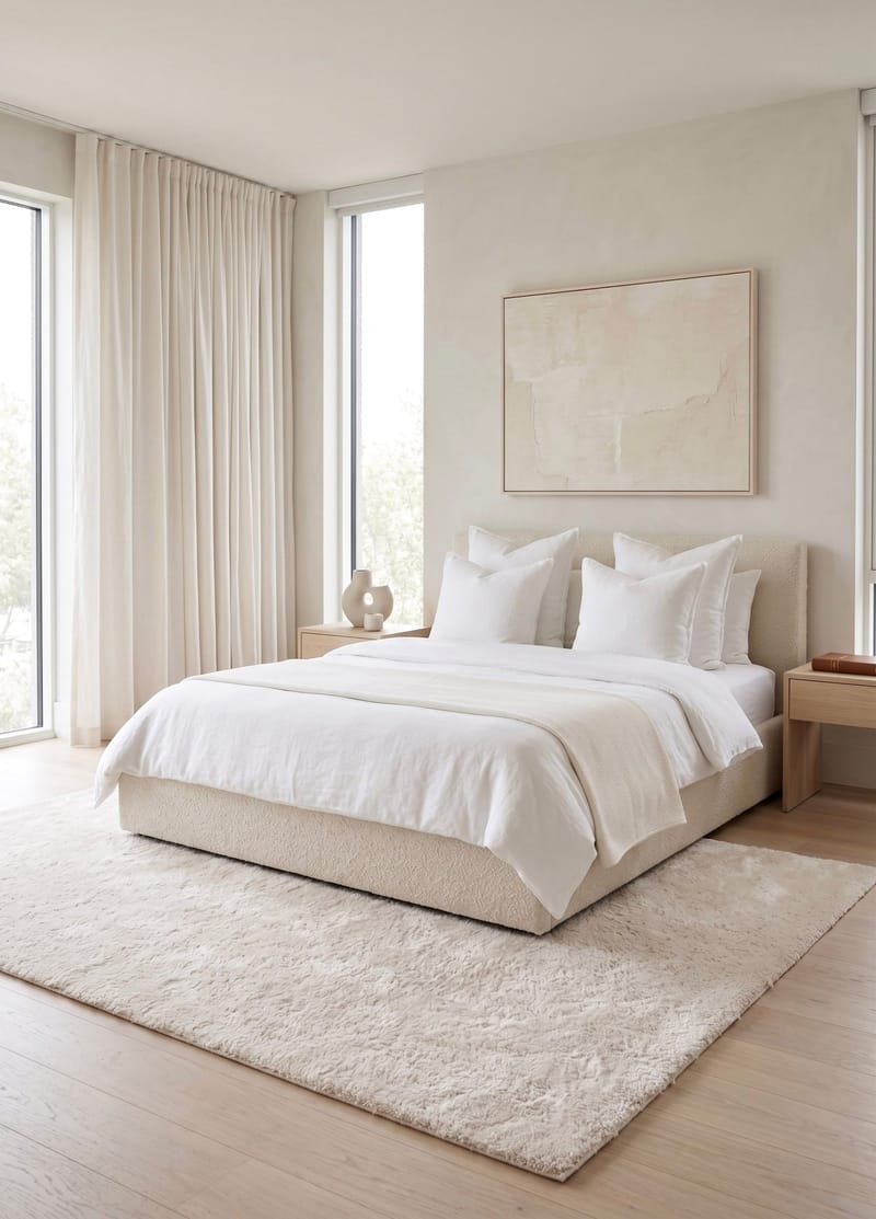 Maskinvevd teppe KM Home Novelle 200x290 Creme - Creme - Tekstiler - Tepper & Matter - Moderne tepper - Ryeteppe