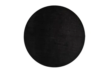 Satine Matte Rund 133 cm Svart