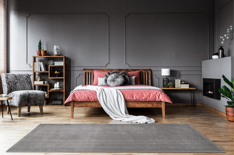 Sheraton Ryematte Rektangulær 160x230 cm - Grå - Tekstiler - Tepper & Matter - Moderne tepper - Ryeteppe