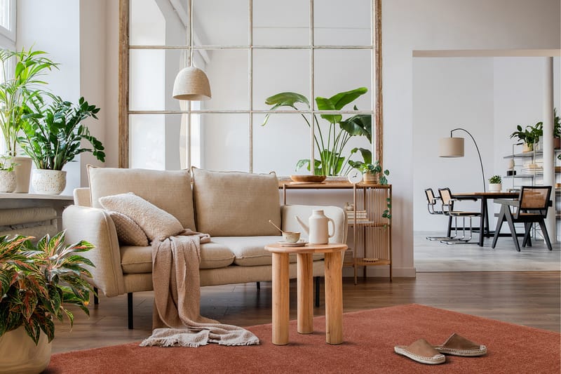 Sheraton Ryematte Rektangulær 160x230 cm - Terracotta - Tekstiler - Tepper & Matter - Moderne tepper - Ryeteppe
